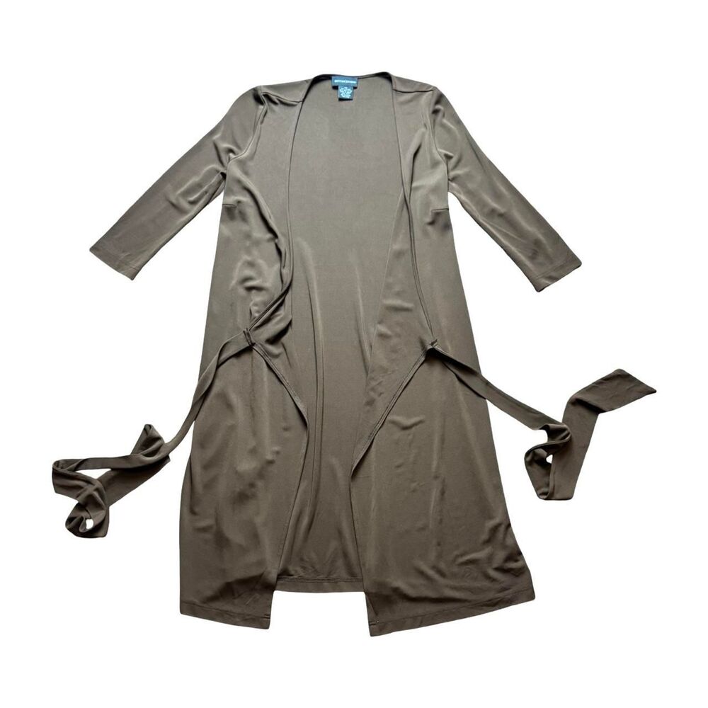 Women's Sutton Studio Brown Tunic Cardigan